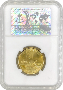 SSGC graded 2020 loonie reverse SP-66